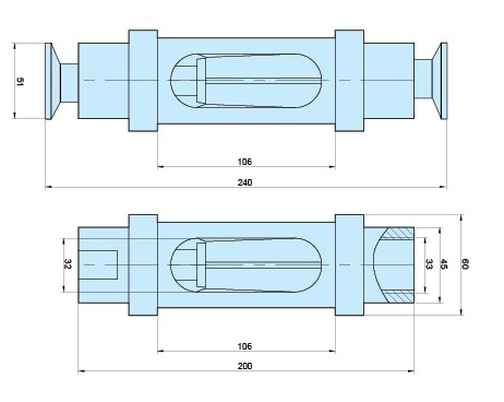 K-5011G、K-5012G、K-5013G、K-5014G、K-5015G、K-5016G、K-5017G玻璃轉(zhuǎn)子流量計(jì)